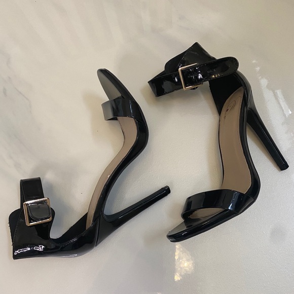 Charlotte Russe - patent leather heeled sandals - Picture 2 of 4